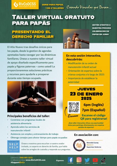 2025 fatherhood series workshop flyer